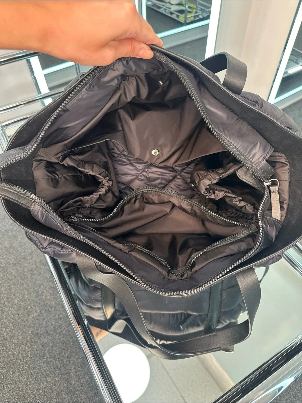 Moncler Padded Diaper/Changing Bag
